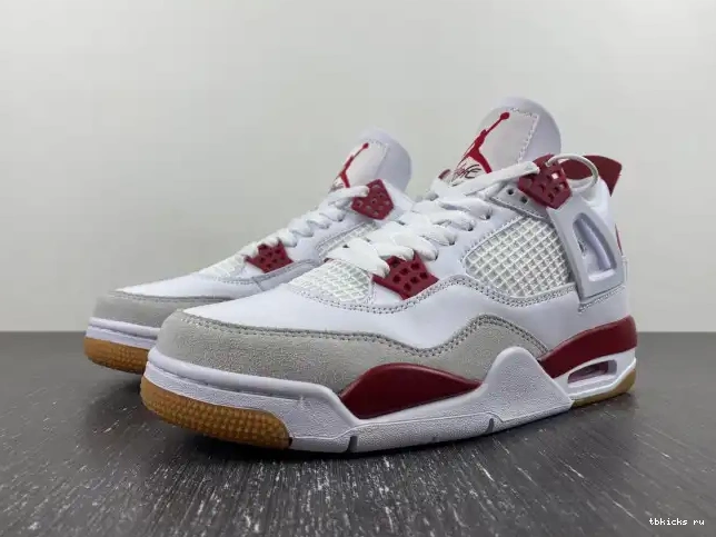 Rep TB Retro Jordan 4 DR5415-160 SB Red Pine 0613